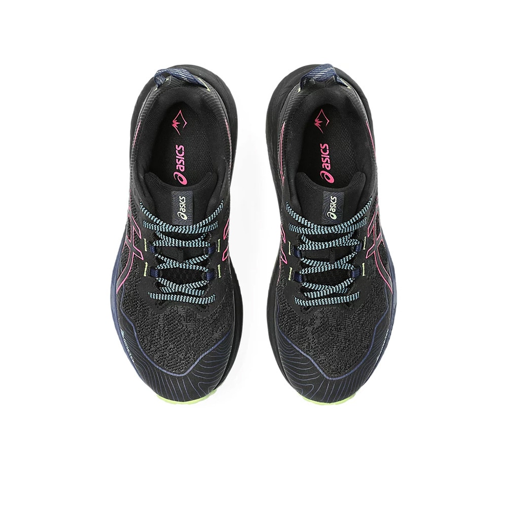 アシックス（ASICS）（レディース）ランニングシューズ ゲル トラブーコ 11 GTX ブラック ピンク 1012B425.003 スニーカー トレイルラン 防水 軽量 安定性
