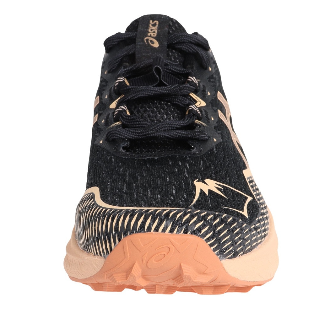 アシックス（ASICS）（レディース）ランニングシューズ フジ ライト 4 ブラック ピンク 1012B514.001 スニーカー トレイルラン トレーニング 軽量 スポーツ