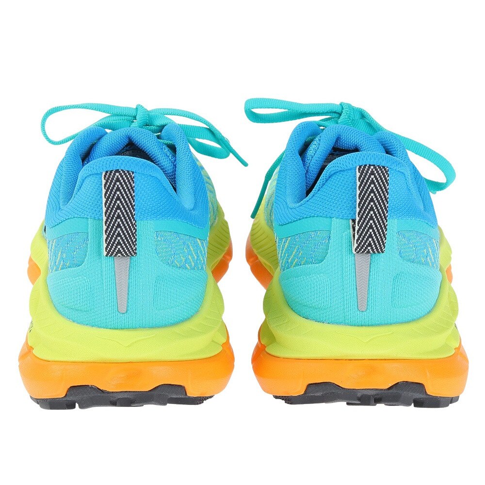 ホカ（HOKA）（レディース）ランニング シューズ マファテ スピード 4 レギュラー グリーン イエロー 1131056-CDVB スニーカー トレイル クッション性 軽量