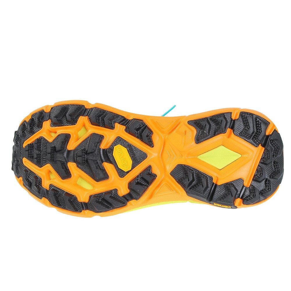 ホカ（HOKA）（レディース）ランニング シューズ マファテ スピード 4 レギュラー グリーン イエロー 1131056-CDVB スニーカー トレイル クッション性 軽量