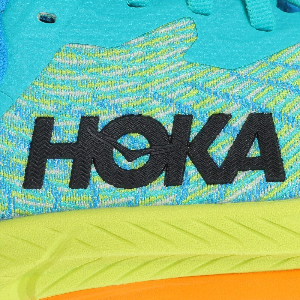 ホカ（HOKA）（レディース）ランニング シューズ マファテ スピード 4 グリーン イエロー 1131056-CDVB スニーカー トレイル クッション性 軽量