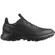 (レディース)ランニングシューズ アルファクロス5 GTX ブラック L47310900 スニーカー トレイルラン グリップ力 防水 雨天 雨