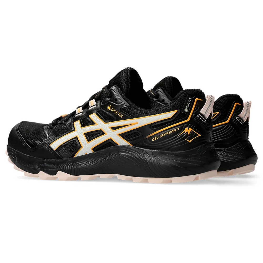 アシックス（ASICS）（レディース）ランニングシューズ ゲルソノマ 7 GTX ブラックピンク 1012B414.005 スニーカー トレランシューズ 