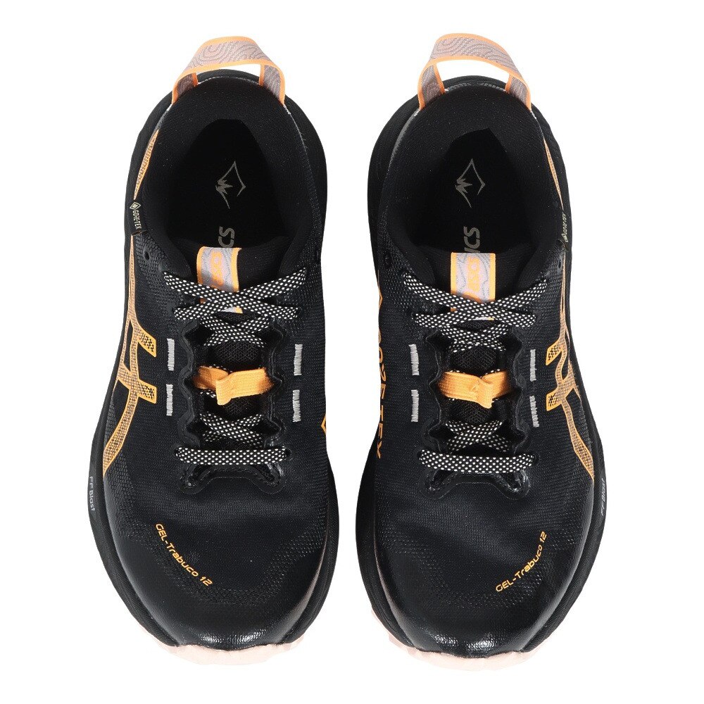 アシックス（ASICS）（レディース）ランニングシューズ ゲルトラブーコ12GTX ブラック ブラウン 1012B607.003 スニーカー トレランシューズ