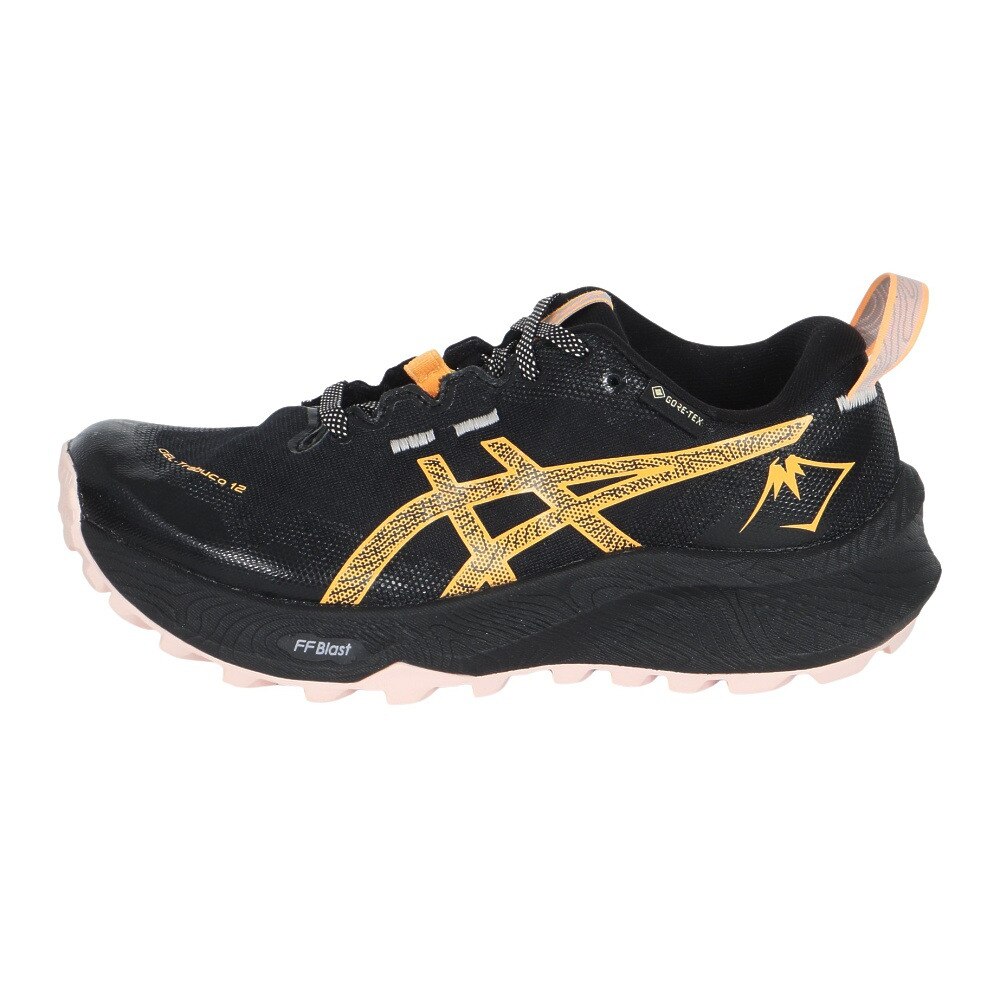 アシックス（ASICS）（レディース）ランニングシューズ ゲルトラブーコ12GTX ブラック ブラウン 1012B607.003 スニーカー トレランシューズ