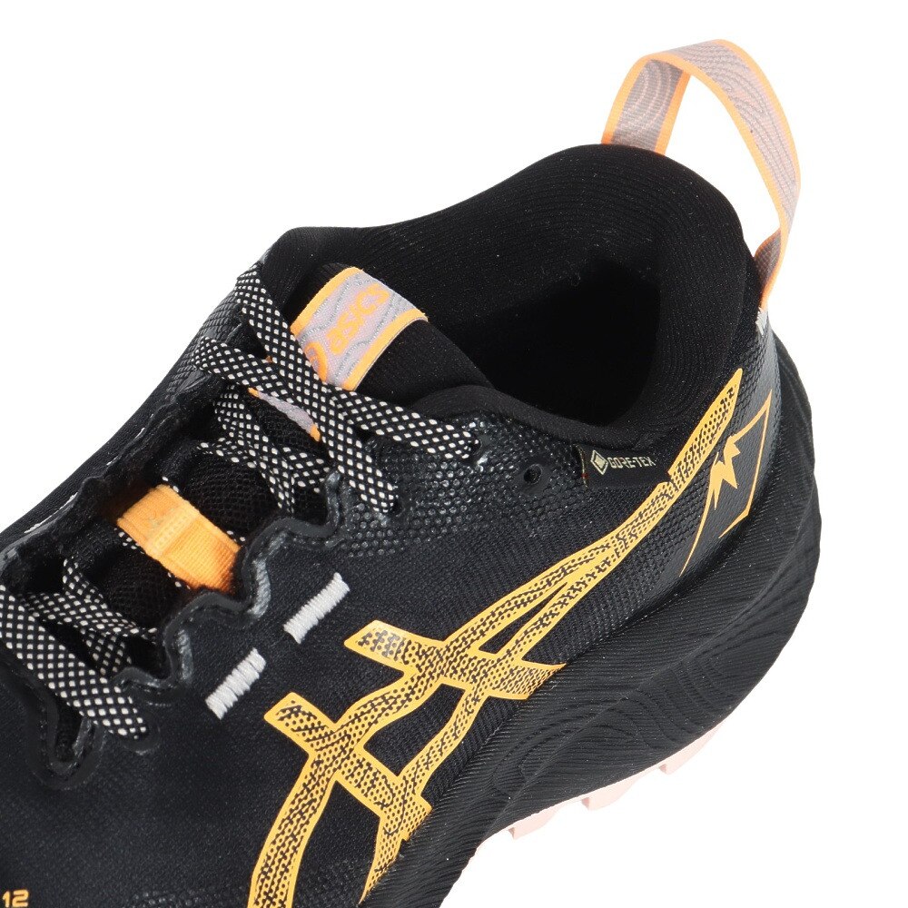 アシックス（ASICS）（レディース）ランニングシューズ ゲルトラブーコ12GTX ブラック ブラウン 1012B607.003 スニーカー トレランシューズ