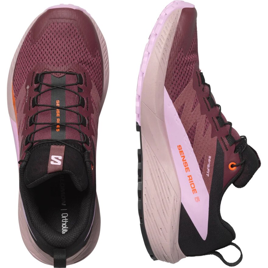 サロモン（SALOMON）（レディース）ランニングシューズ トレランシューズ SENSE RIDE 5 GORE-TEX L47592300