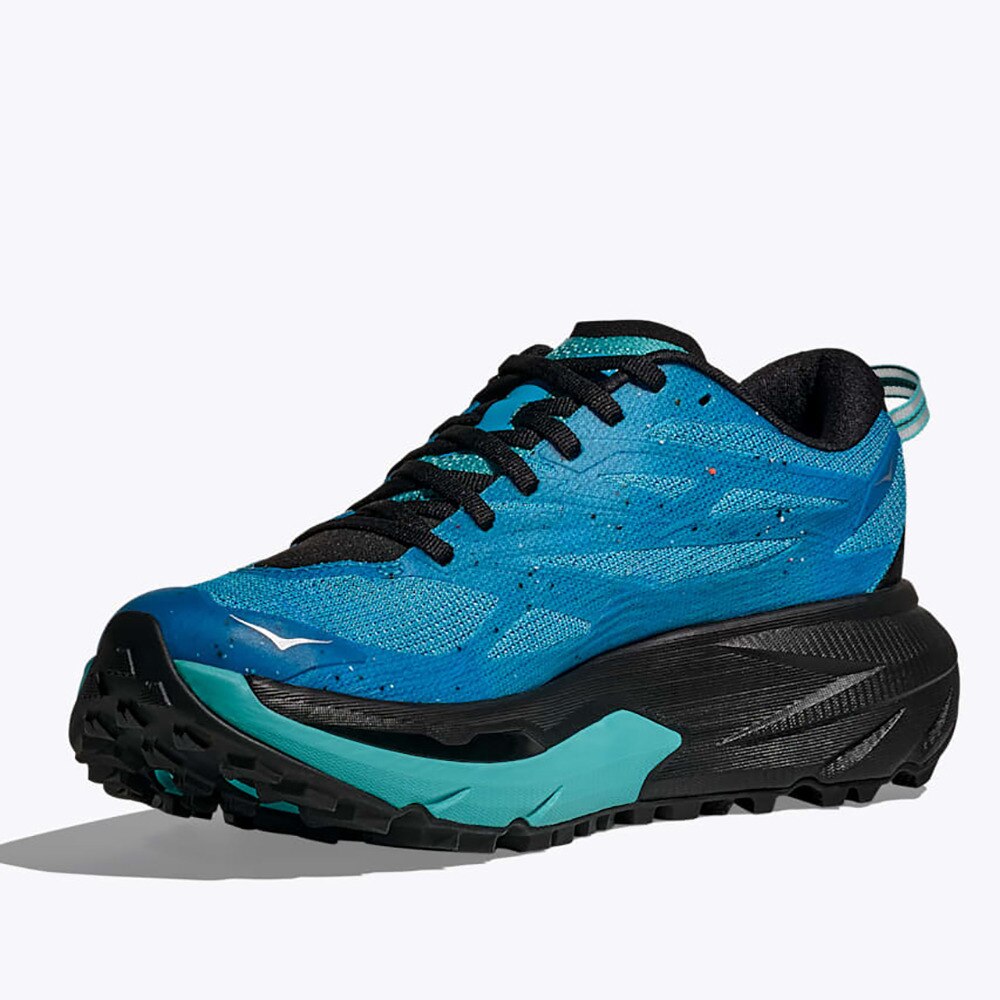 ホカ（HOKA）（レディース）ランニングシューズ トレランシューズ マファテ 5 ブルー ブラック 1168723-SWRD スニーカー