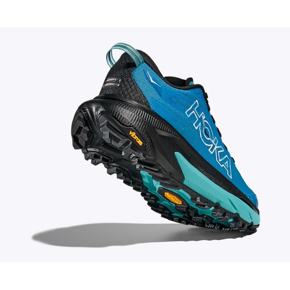ホカ（HOKA）（レディース）ランニングシューズ トレランシューズ マファテ 5 ブルー ブラック 1168723-SWRD スニーカー