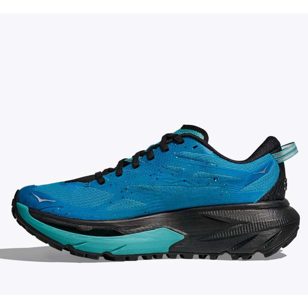 ホカ（HOKA）（レディース）ランニングシューズ トレランシューズ マファテ 5 ブルー ブラック 1168723-SWRD スニーカー