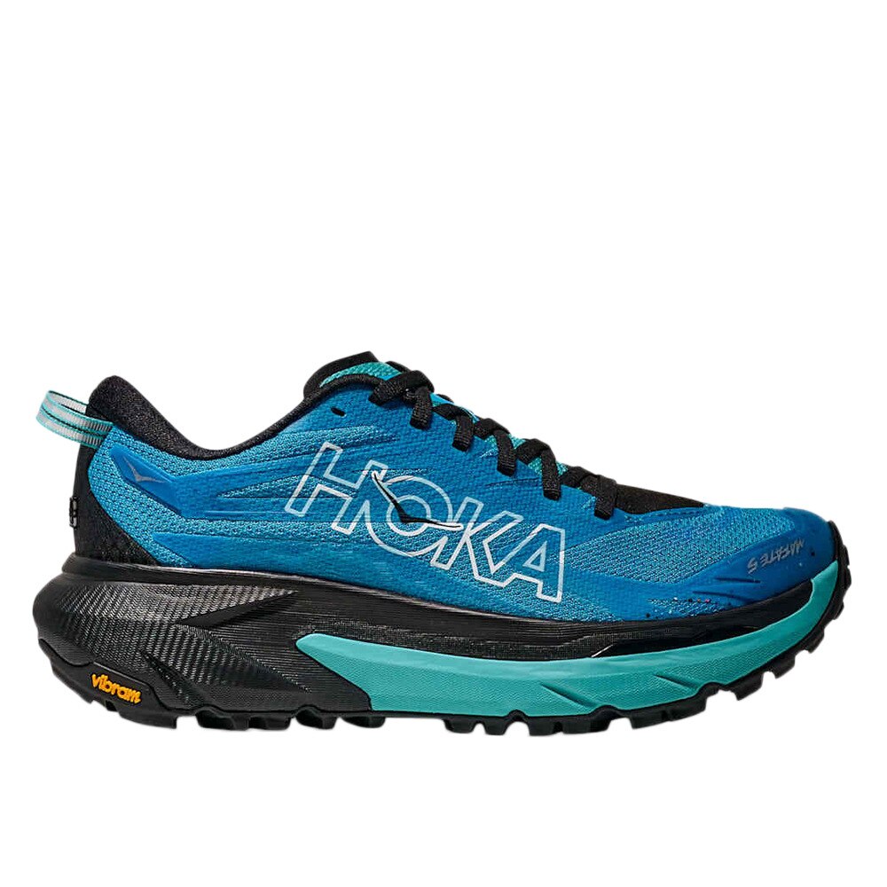 ホカ（HOKA）（レディース）ランニングシューズ トレランシューズ マファテ 5 ブルー ブラック 1168723-SWRD スニーカー
