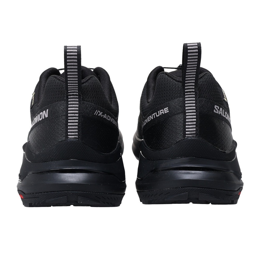 サロモン（SALOMON）（レディース）トレッキングシューズ 登山靴 エックス アドベンチャー ゴアテックス ブラック L47321800 シューズ アウトドア 