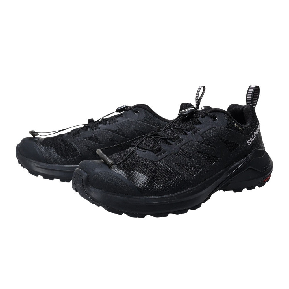 サロモン（SALOMON）（レディース）トレッキングシューズ 登山靴 エックス アドベンチャー ゴアテックス ブラック L47321800 シューズ アウトドア 