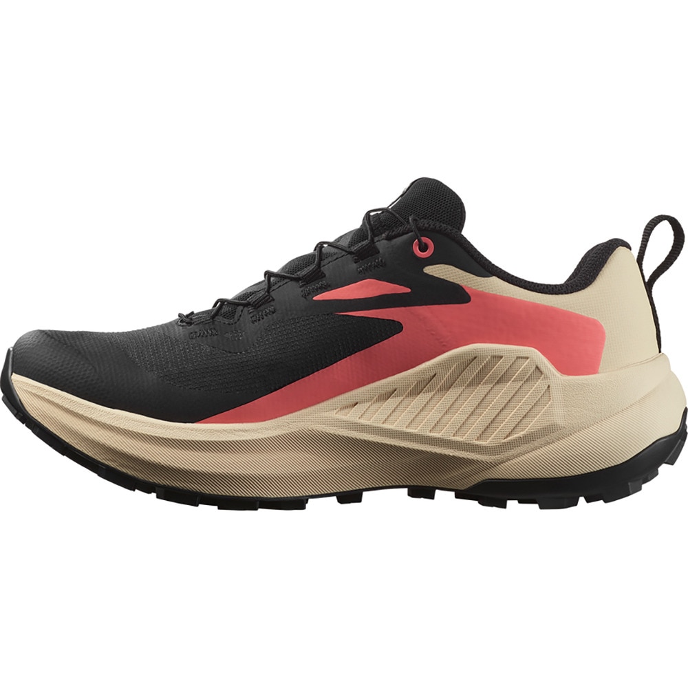 サロモン（SALOMON）（レディース）ランニングシューズ トレランシューズ ジェネシス ゴアテックス ブラック ピンク L47807900 スニーカー