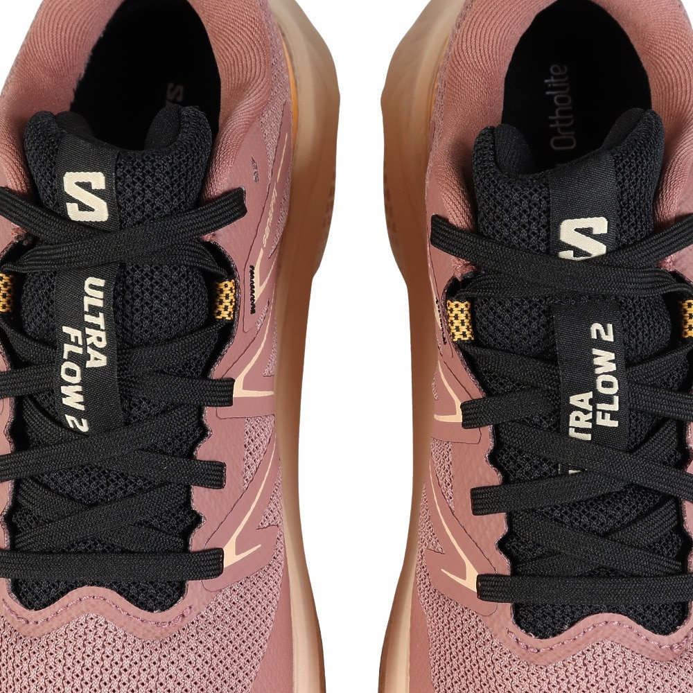 サロモン（SALOMON）（レディース）ランニングシューズ トレランシューズ ウルトラ フロー 2 ゴアテックス ブラウン L47884500 スニーカー