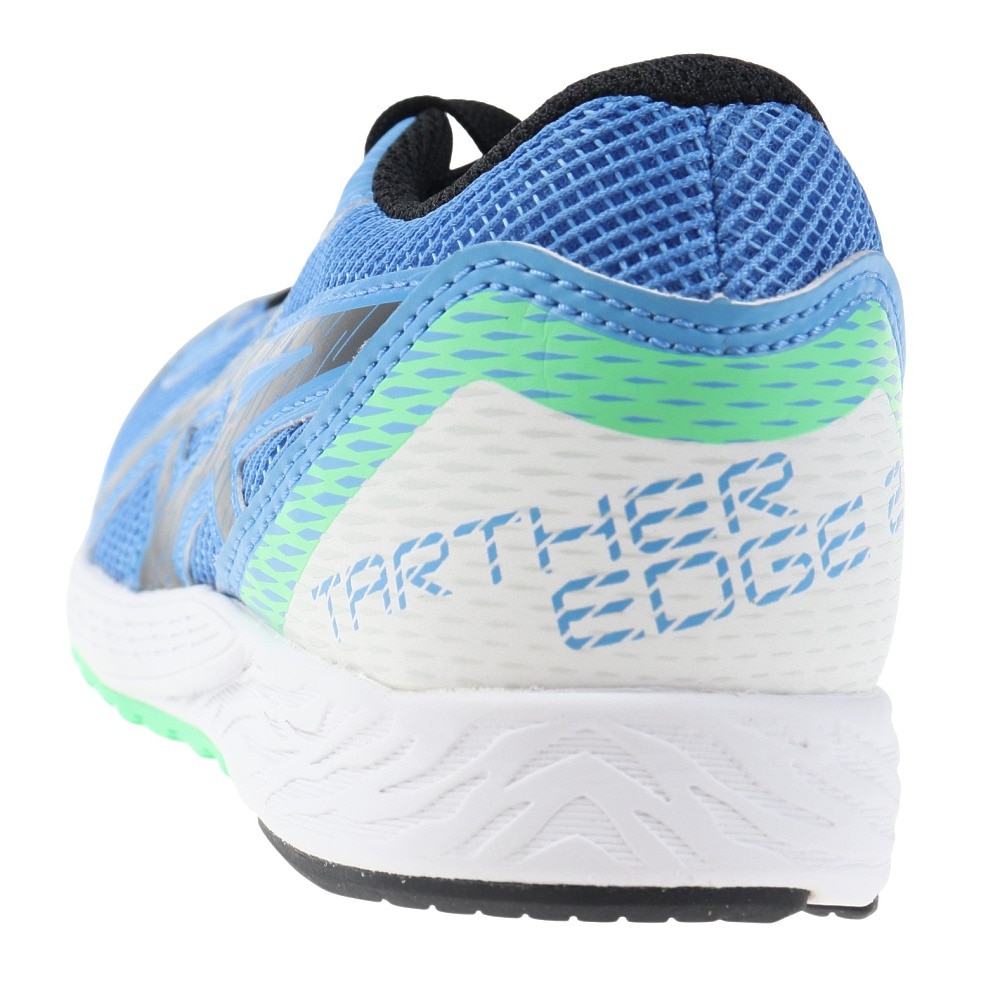 アシックス（ASICS）（キッズ）ジュニア ターサーエッジ 2 ブルー 青 1014A146.407 ジュニアランニングシューズ スニーカー ランシュー 駅伝 陸上 運動靴