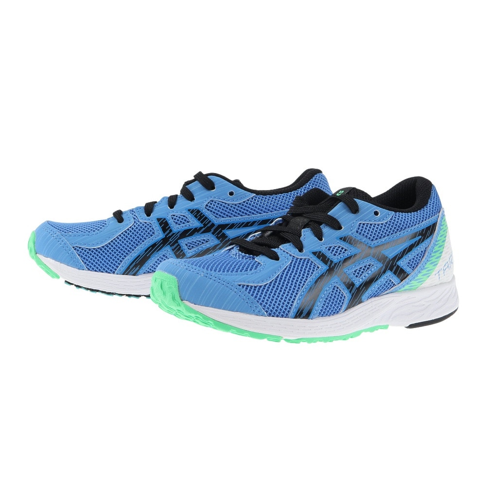 アシックス（ASICS）（キッズ）ジュニア ターサーエッジ 2 ブルー 青 1014A146.407 ジュニアランニングシューズ スニーカー ランシュー 駅伝 陸上 運動靴
