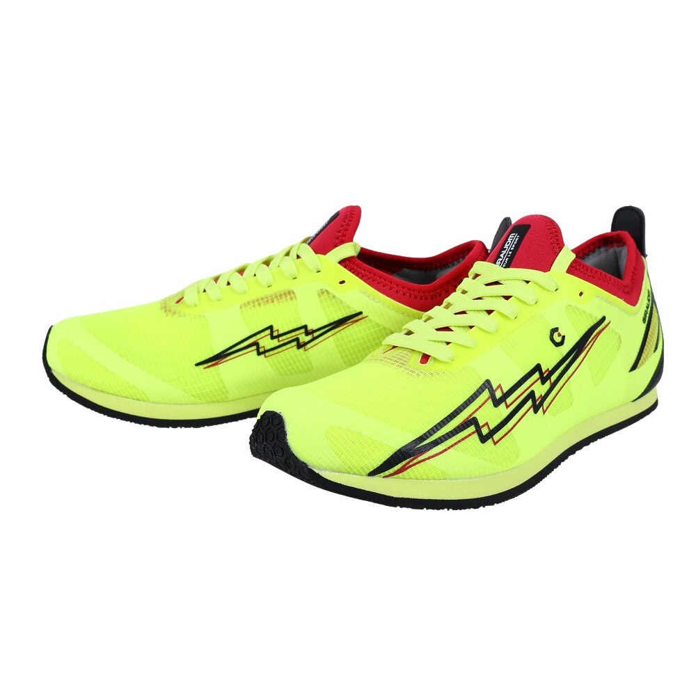 ジローム（GIRAUDM）（キッズ）ジュニア ランニングシューズ ガオスピードヴォルト フラッシュイエロー TR3S0002-SH793-GRXS FYEL スニーカー レースシューズ 