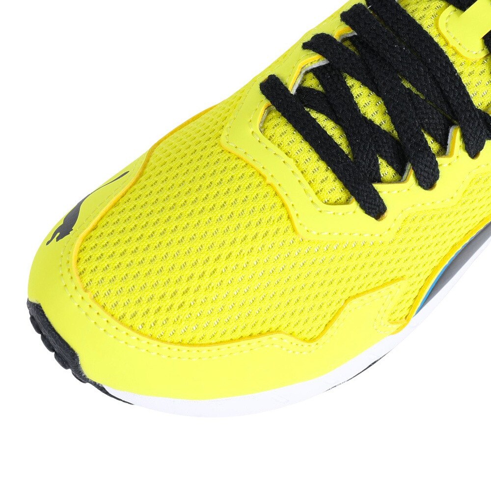 プーマ（PUMA）（キッズ）ジュニア ランニングシューズ スピードモンスターPL イエロー ブラック 19536416 スニーカー レース スポーツ 部活 運動会 軽量  
