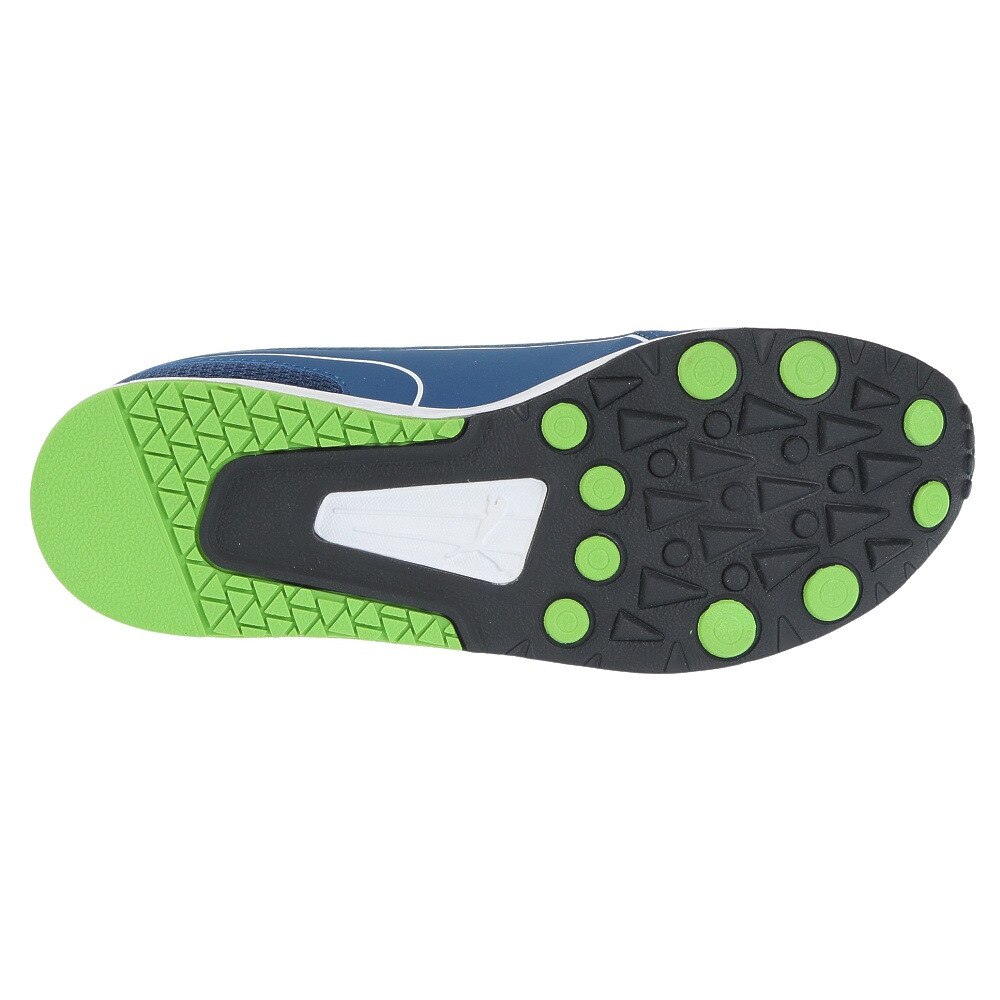 プーマ（PUMA）（キッズ）ジュニア ランニングシューズ スピードモンスターPL ネイビー ホワイト 19536418 スニーカー レース スポーツ 部活 運動会 軽量 