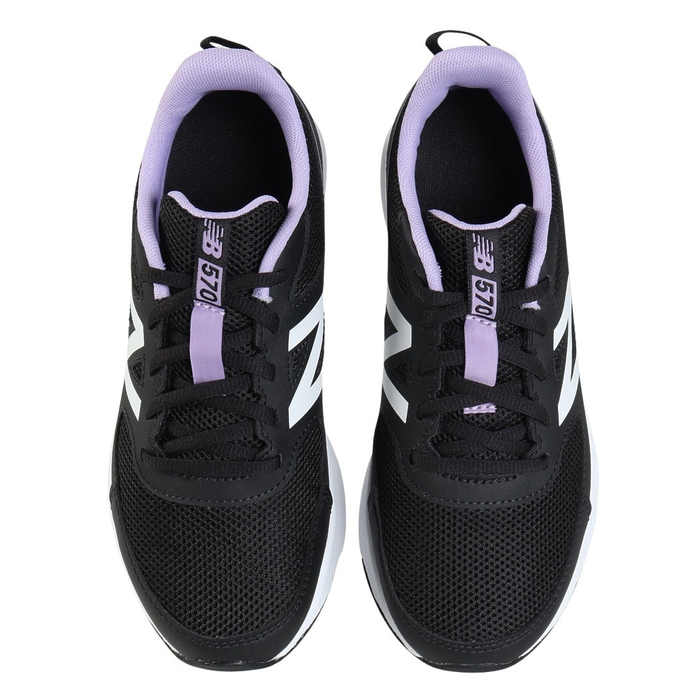 ニューバランス（new balance）（キッズ）ジュニアランニングシューズ レースシューズ 570 v3 Lace PP3 YK570PP3W
