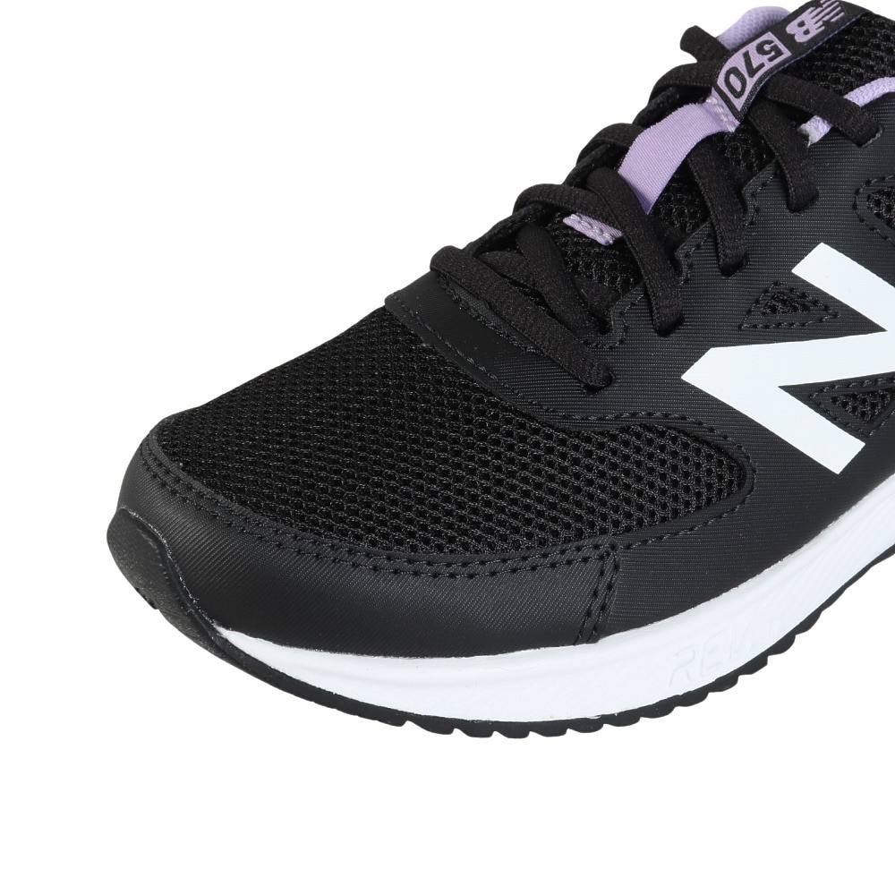 ニューバランス（new balance）（キッズ）ジュニアランニングシューズ レースシューズ 570 v3 Lace PP3 YK570PP3W