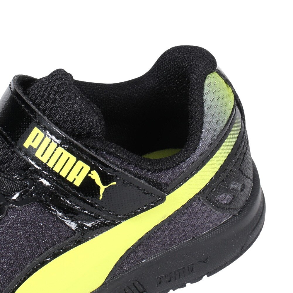 プーマ（PUMA）（キッズ）ジュニア ランニングシューズ 19026606 スピードモンスター V3 ブラックイエロー スニーカー 