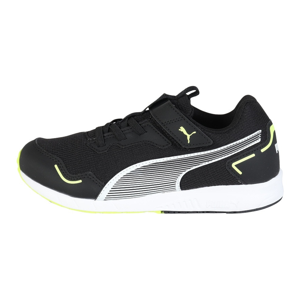 プーマ（PUMA）（キッズ）ジュニアランニングシューズ ベルクロ ベルト付き レースシューズ スピードモンスター V4 37890812
