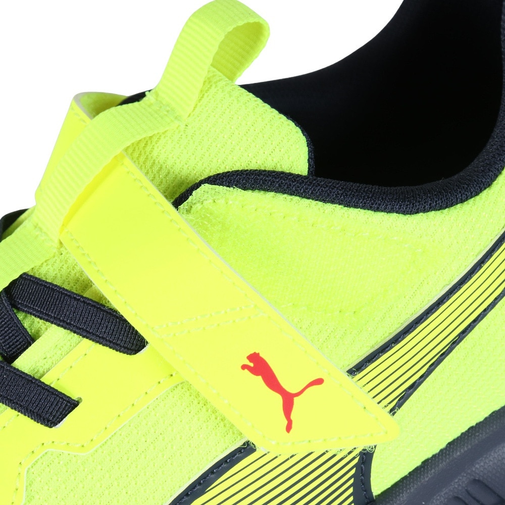 プーマ（PUMA）（キッズ）ジュニアランニングシューズ ベルクロ ベルト付き レースシューズ スピードモンスター V4 37890813