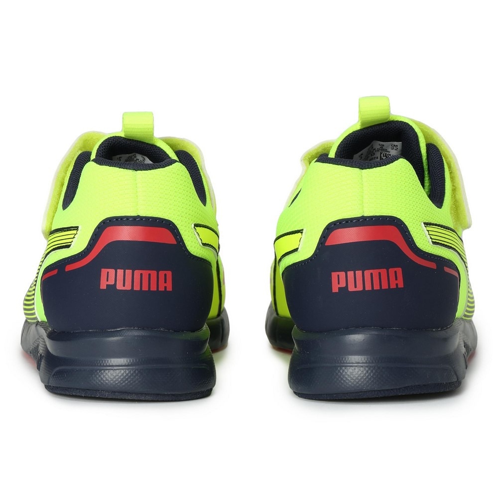 プーマ（PUMA）（キッズ）ジュニアランニングシューズ ベルクロ ベルト付き レースシューズ スピードモンスター V4 37890813