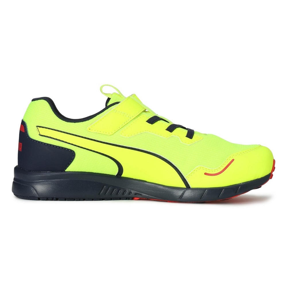 プーマ（PUMA）（キッズ）ジュニアランニングシューズ ベルクロ ベルト付き レースシューズ スピードモンスター V4 37890813