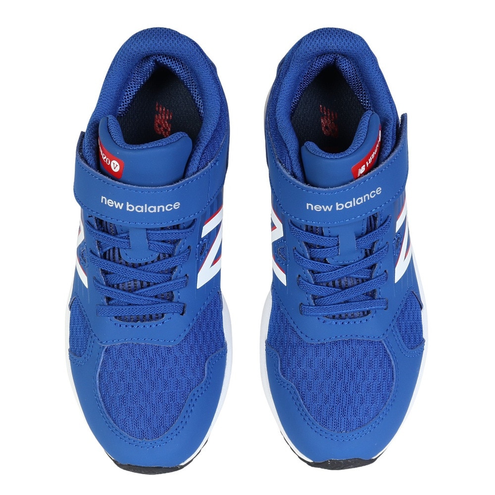 ニューバランス（new balance）（キッズ）ジュニアランニングシューズ ベルクロ ベルト付き レースシューズ ハンゾー V v6 PXHANVD3M