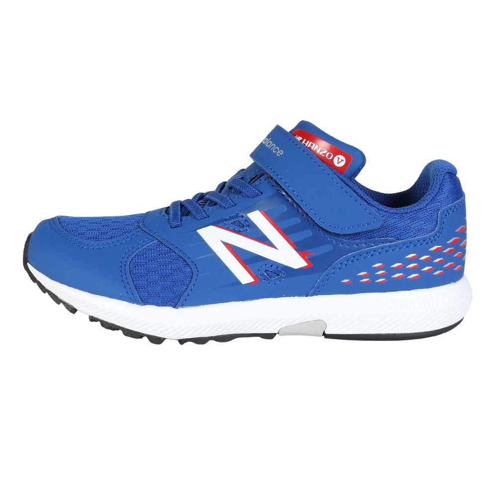ニューバランス（new balance）（キッズ）ジュニアランニングシューズ ベルクロ ベルト付き レースシューズ ハンゾー V v6 PXHANVD3M