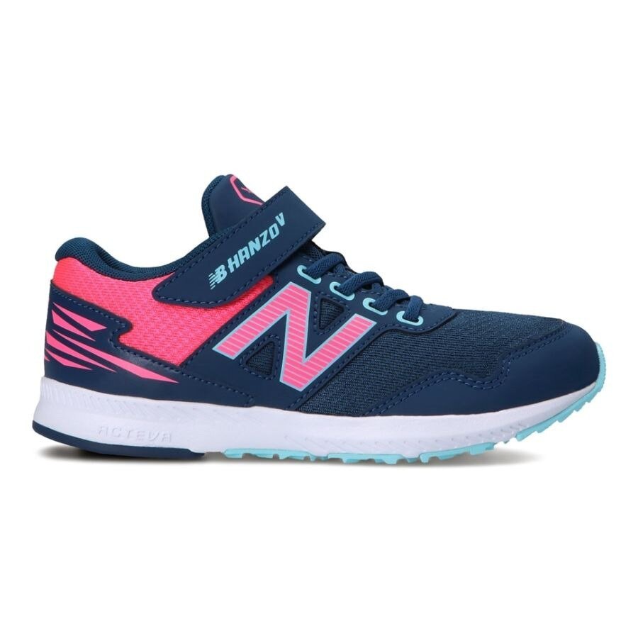 ニューバランス ニューバランス New Balance キッズ ジュニアランニングシューズ ネイビー ピンク Nb Hanzo V Pxhanvn1m レースシューズ 靴 シューズ スポーツ用品はスーパースポーツゼビオ