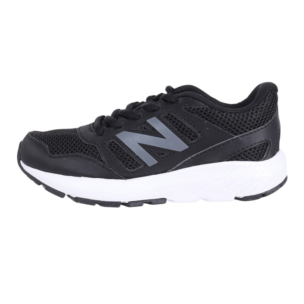 ニューバランス（new balance）（キッズ）スポーツシューズ 黒 くろ クロ ブラック YK570 BKW スニーカー ジュニア ランニング 耐久性