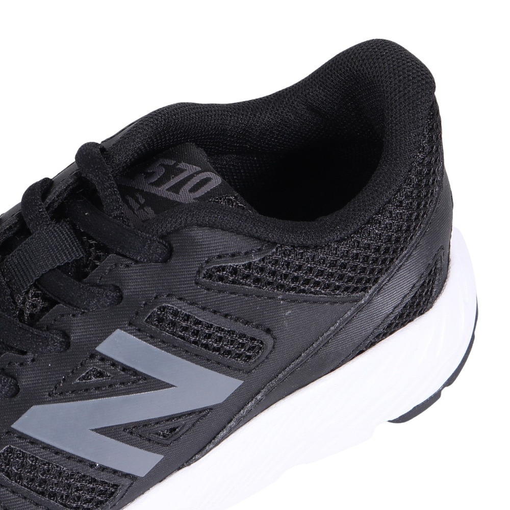 ニューバランス（new balance）（キッズ）スポーツシューズ 黒 くろ クロ ブラック YK570 BKW スニーカー ジュニア ランニング 耐久性