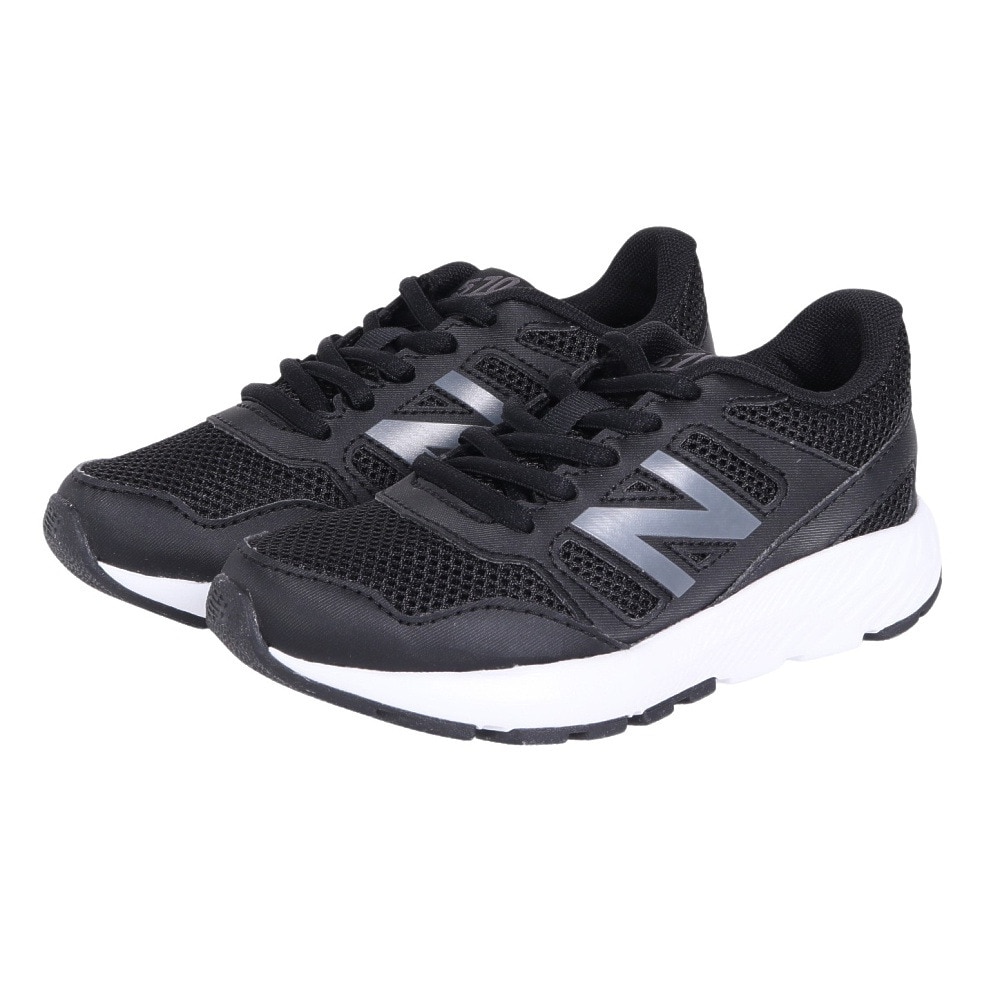 ニューバランス（new balance）（キッズ）スポーツシューズ 黒 くろ クロ ブラック YK570 BKW スニーカー ジュニア ランニング 耐久性