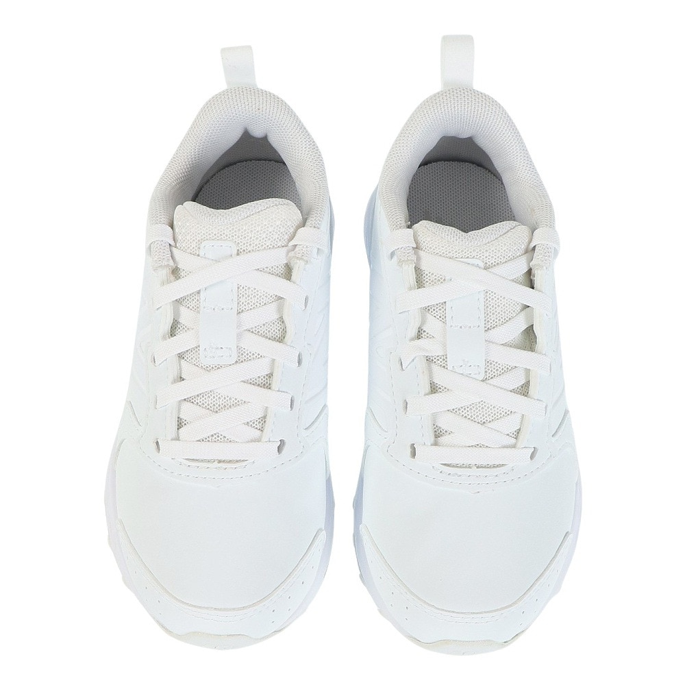 ニューバランス（new balance）（キッズ）ジュニア スポーツ シューズ YN650 ホワイト YN650WW1W スニーカー ランニング 学校 部活 登校 通学 運動 白靴