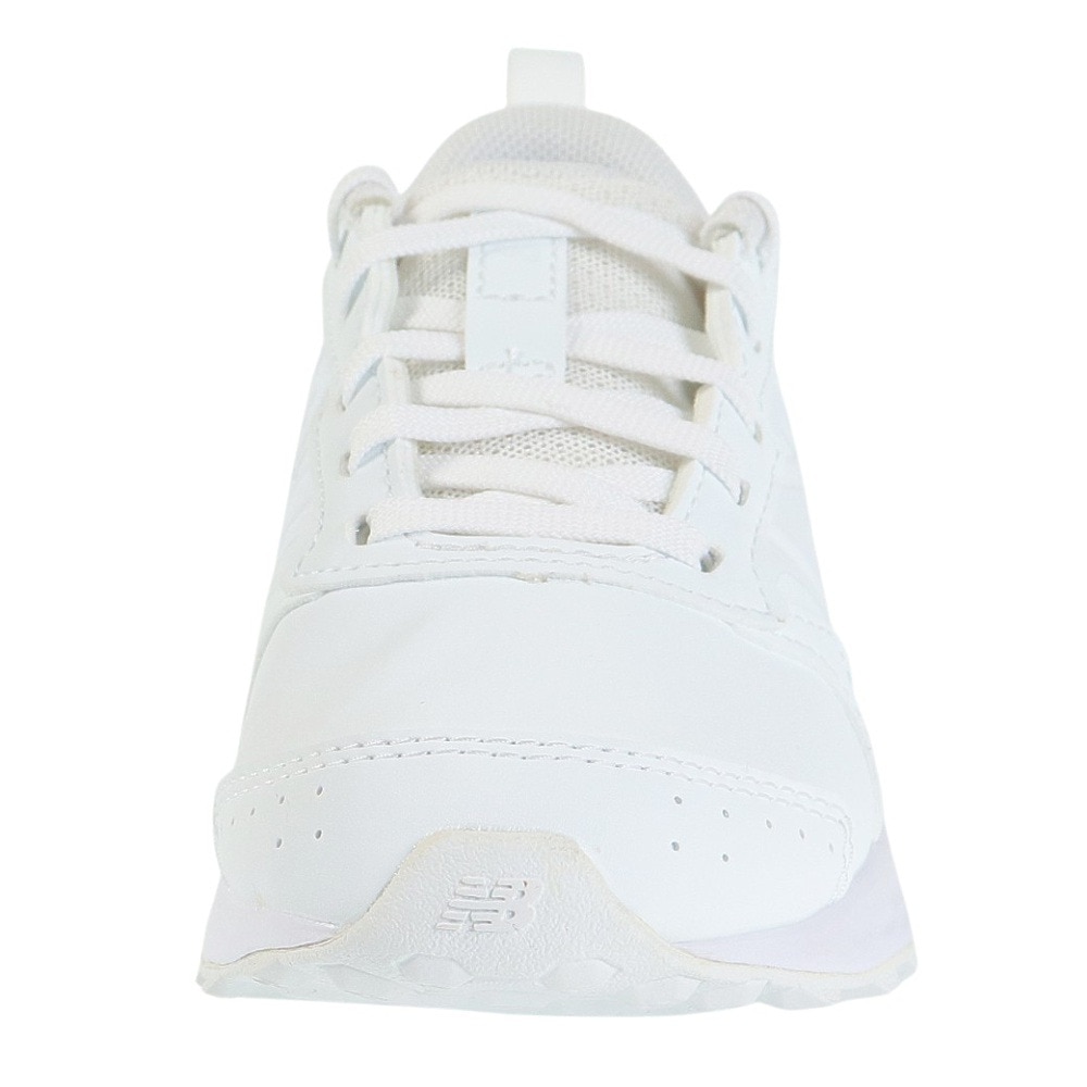 ニューバランス（new balance）（キッズ）ジュニア スポーツ シューズ YN650 ホワイト YN650WW1W スニーカー ランニング 学校 部活 登校 通学 運動 白靴