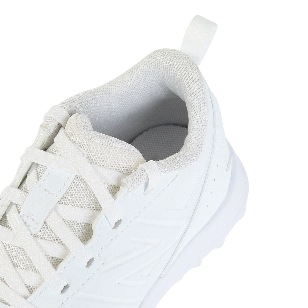 ニューバランス（new balance）（キッズ）ジュニア スポーツ シューズ YN650 ホワイト YN650WW1W スニーカー ランニング 学校 部活 登校 通学 運動 白靴
