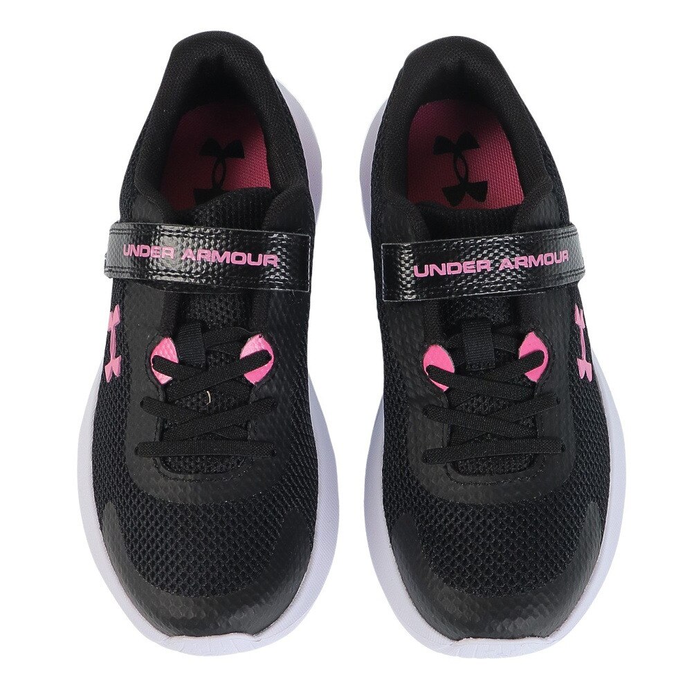 アンダーアーマー（UNDER ARMOUR）（キッズ）ジュニア スニーカー 黒 サージ3 AC ブラック 3025014 001 ランニングシューズ