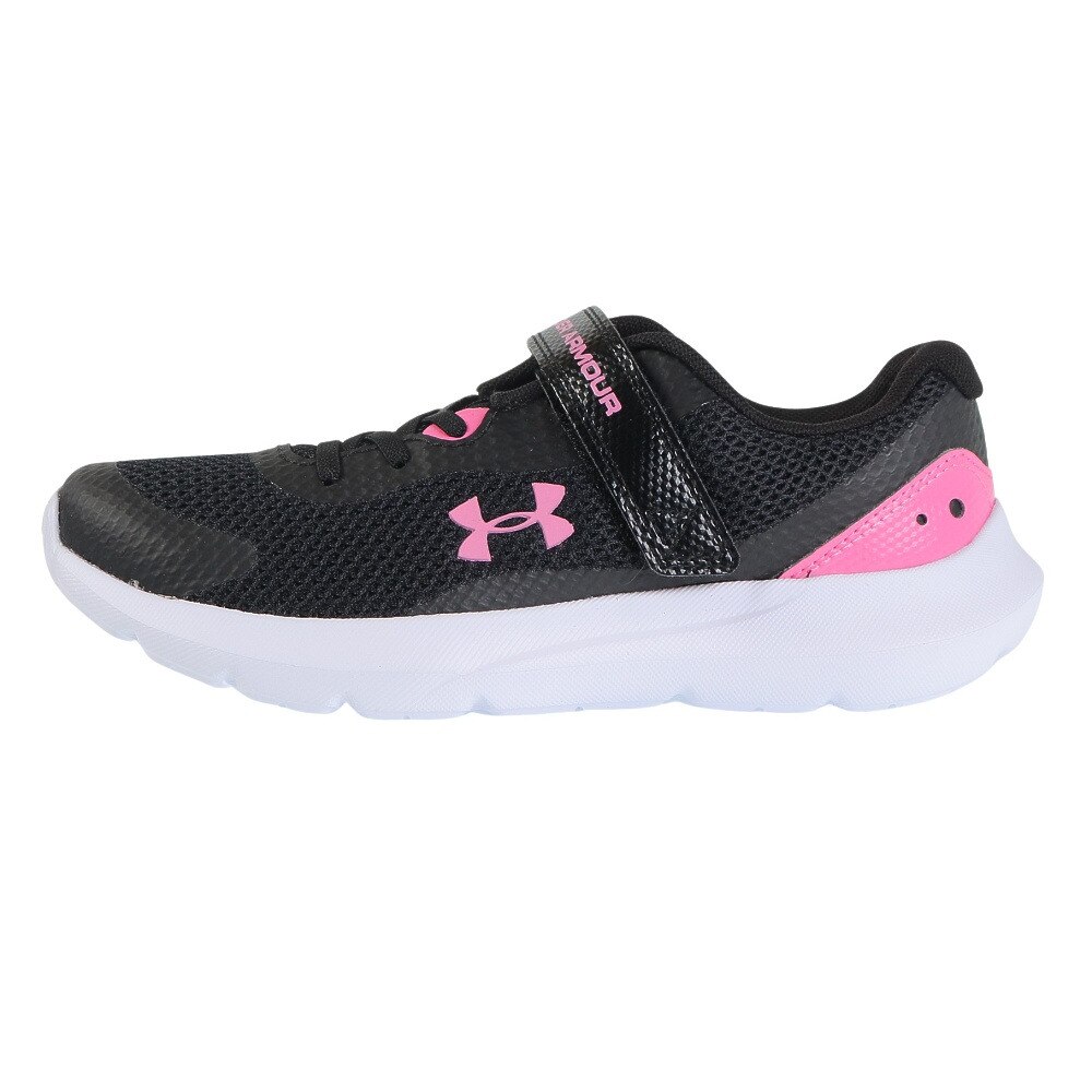 アンダーアーマー（UNDER ARMOUR）（キッズ）ジュニア スニーカー 黒 サージ3 AC ブラック 3025014 001 ランニングシューズ