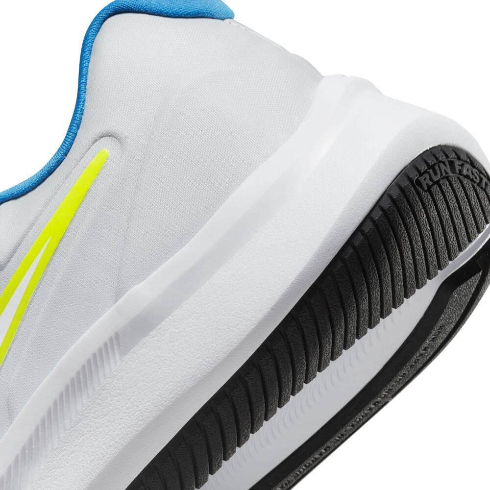 ナイキ ナイキ Nike キッズ スター ランナー 3 Gs グレー ホワイト ブルー Da2776 009 ジュニア ランニングシューズ 子供靴 スポーツスニーカー 運動 マラソン スポーツ用品はスーパースポーツゼビオ