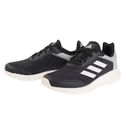 アディダス（adidas）（キッズ）テンソーラン ブラック ホワイト LUT31-GZ3430 ジュニアスポーツシューズ スニーカー ランニング ウォーキング 陸上 運動靴