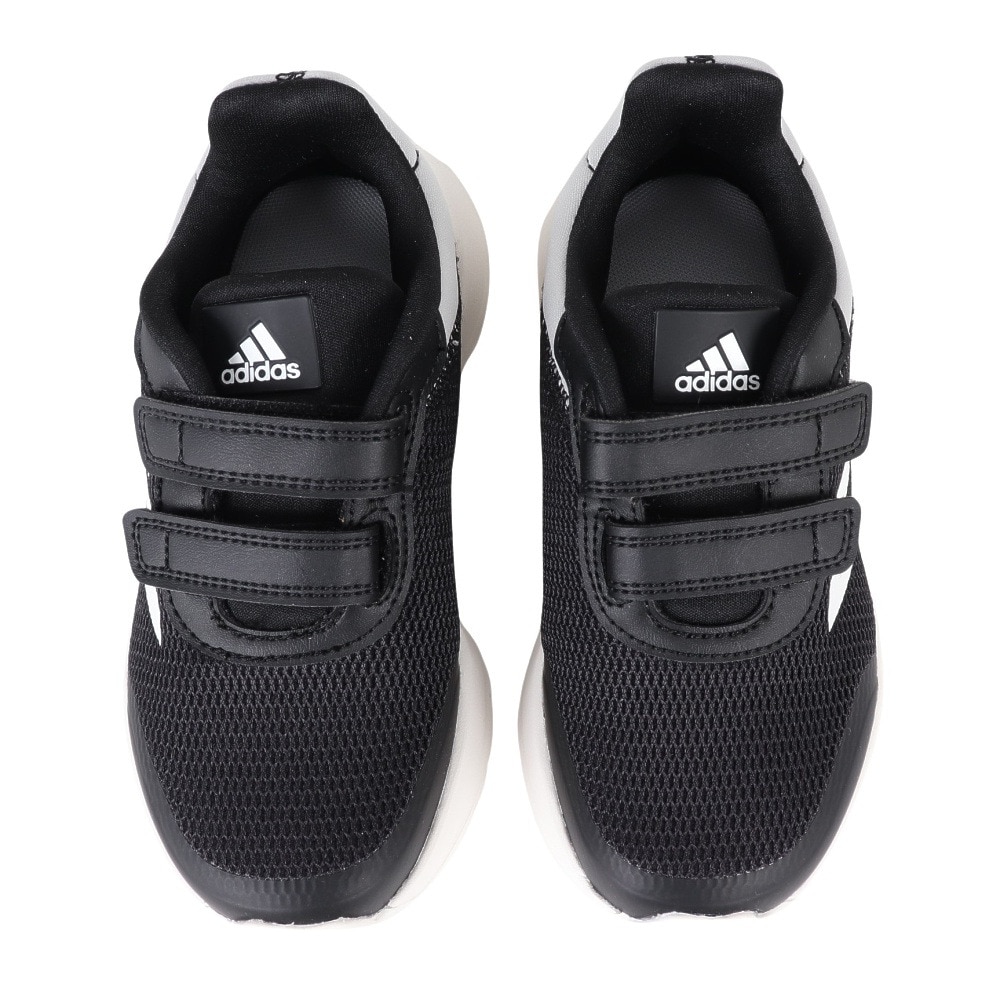 アディダス（adidas）（キッズ）テンソーラン ブラック 黒 LUT34-GZ3434 ジュニアスポーツシューズ スニーカー ランニングシューズ マジックテープ 運動靴