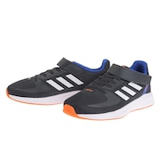 アディダス（adidas）（キッズ）ジュニア シューズ スニーカー ランファルコン 2.0 チャコールグレー HR1396 