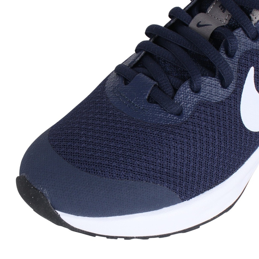 ナイキ（NIKE）（キッズ）ジュニア ランニングシューズ DD1096-400 レボリューション 6 NN GS ブルー スニーカー