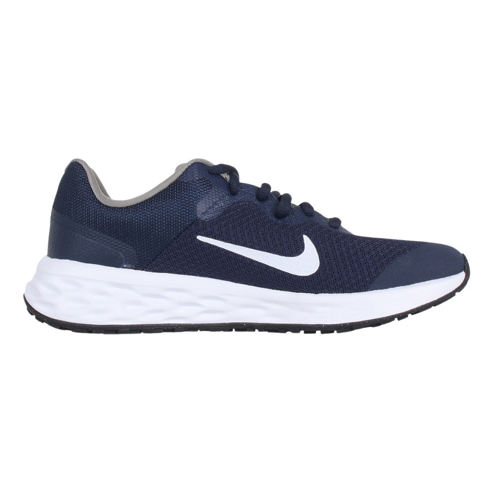ナイキ（NIKE）（キッズ）ジュニア ランニングシューズ DD1096-400 レボリューション 6 NN GS ブルー スニーカー