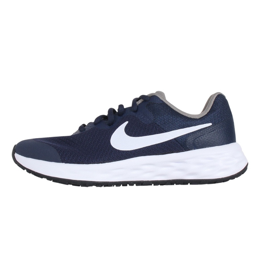 ナイキ（NIKE）（キッズ）ジュニア ランニングシューズ DD1096-400 レボリューション 6 NN GS ブルー スニーカー