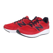 ニューバランス（new balance）（キッズ）ジュニアシューズ 570 v3 Lace RN3 レッド ネイビー YK570RN3 W スニーカー ランニング 軽量 通学